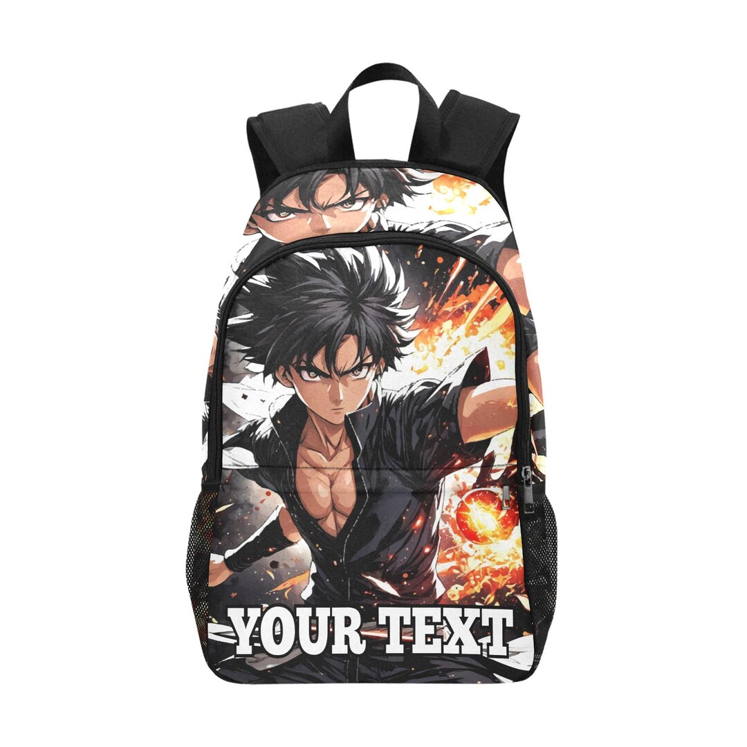 Personalized Anime Backpack Custom Manga Rucksack - Etsy
