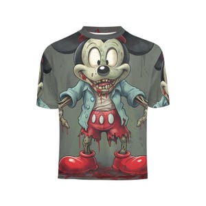Tshirts Printed Kids tshirt Horror Zombie Halloween