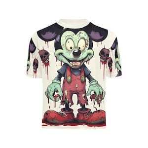 Tshirts Printed Kids tshirt Horror tshirt Zombie tshirt Halloween