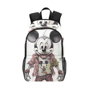 Backpack School Horror Bunny Backpack Halloween School Backpack Cartoon Backpack Comics Zombie
