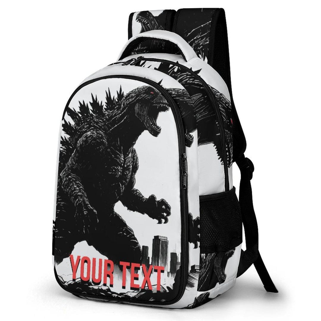 Custom Godzilla Backpack Personalized Godzilla Backpack Kids School Bag - Etsy
