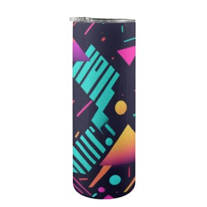 Tumbler personalized tumblers 80s Pattern