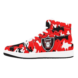 Raider Hockey Mask High Top Sneakers