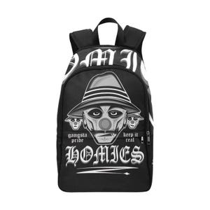 Backpack School Designer Backpacks Canvas Backpack Personalized Backpacks  Comics Vatos Locos Cartoon Art Chicano