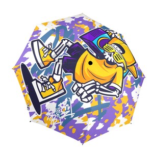Umbrella Semi Automatic Foldable Hip Hop