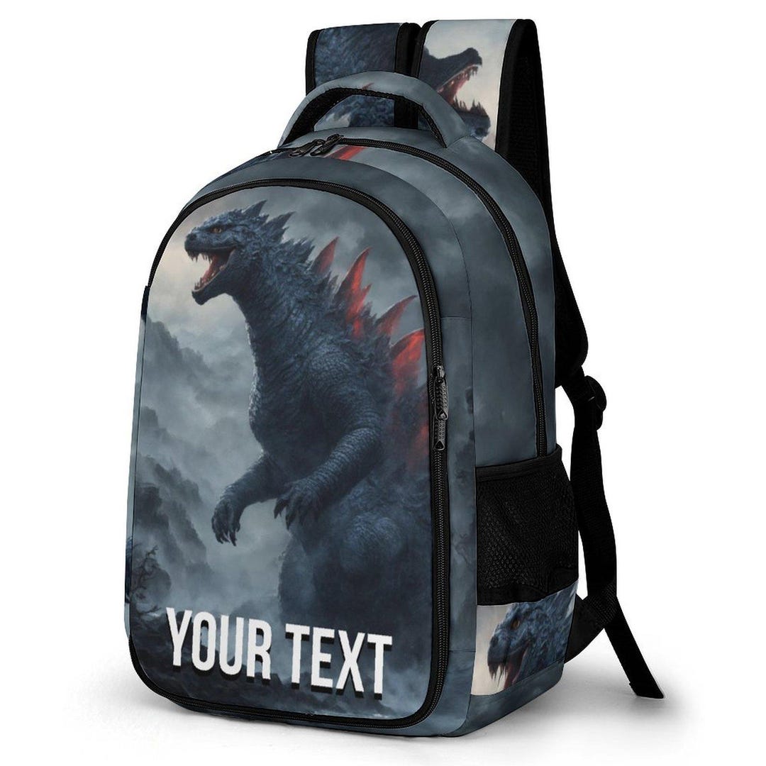 Custom Godzilla Backpack Personalized Godzilla Backpack Kids School Bag Custom Name - Etsy