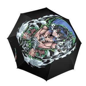 Umbrella Semi Automatic Foldable Manga