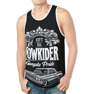 Lowrider Tank Top: Men&#39;s All-Over Print Sleeveless Shirt