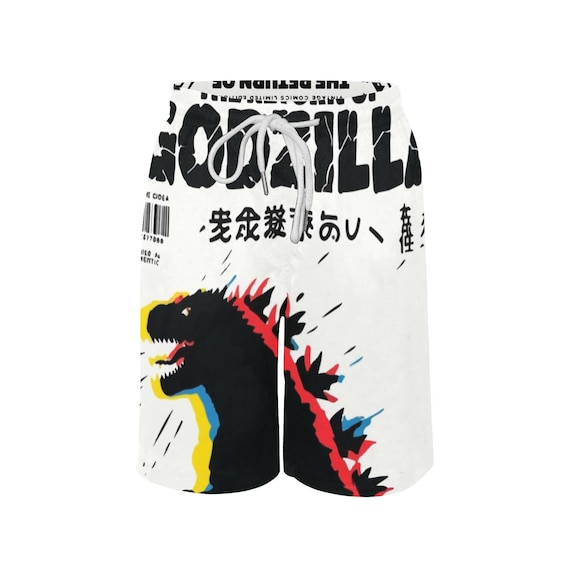 Buy Godzilla Boys Swim Trunks Kids Beach Shorts 100% Polyester