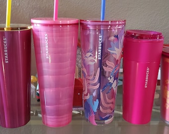 Starbucks Tumbler - Pink Glass Ombré - Hawaii Exclusive Collection 202 –  plsstarbucks808