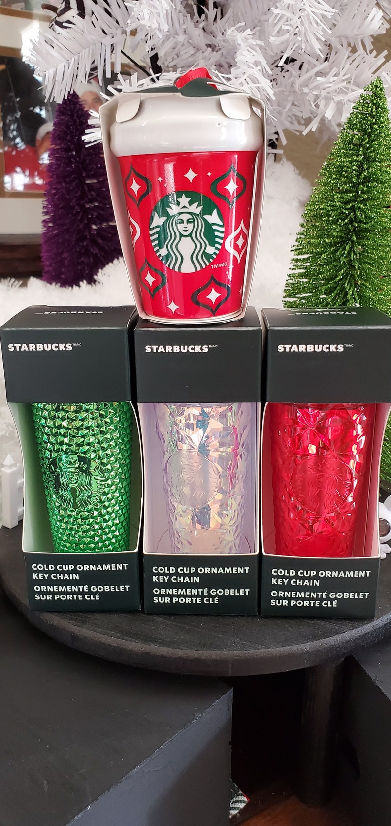 2023 Starbucks Holiday Ornaments and Key Chains Etsy