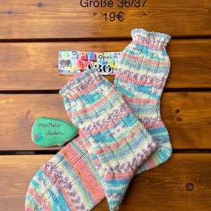 Hand-knitted socks 36/37
