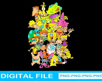 Download 90s Cartoon Art Etsy