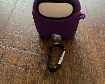 Among Us Purple Air Pod Pro case