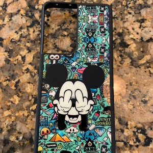 Disney Collection Mickey Mouse dà il dito per Samsung Galaxy S21 nuovo nel caso