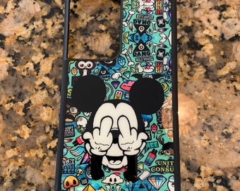 Disney Collection Mickey Mouse Gives The Finger for Samsung Galaxy S21 new in case