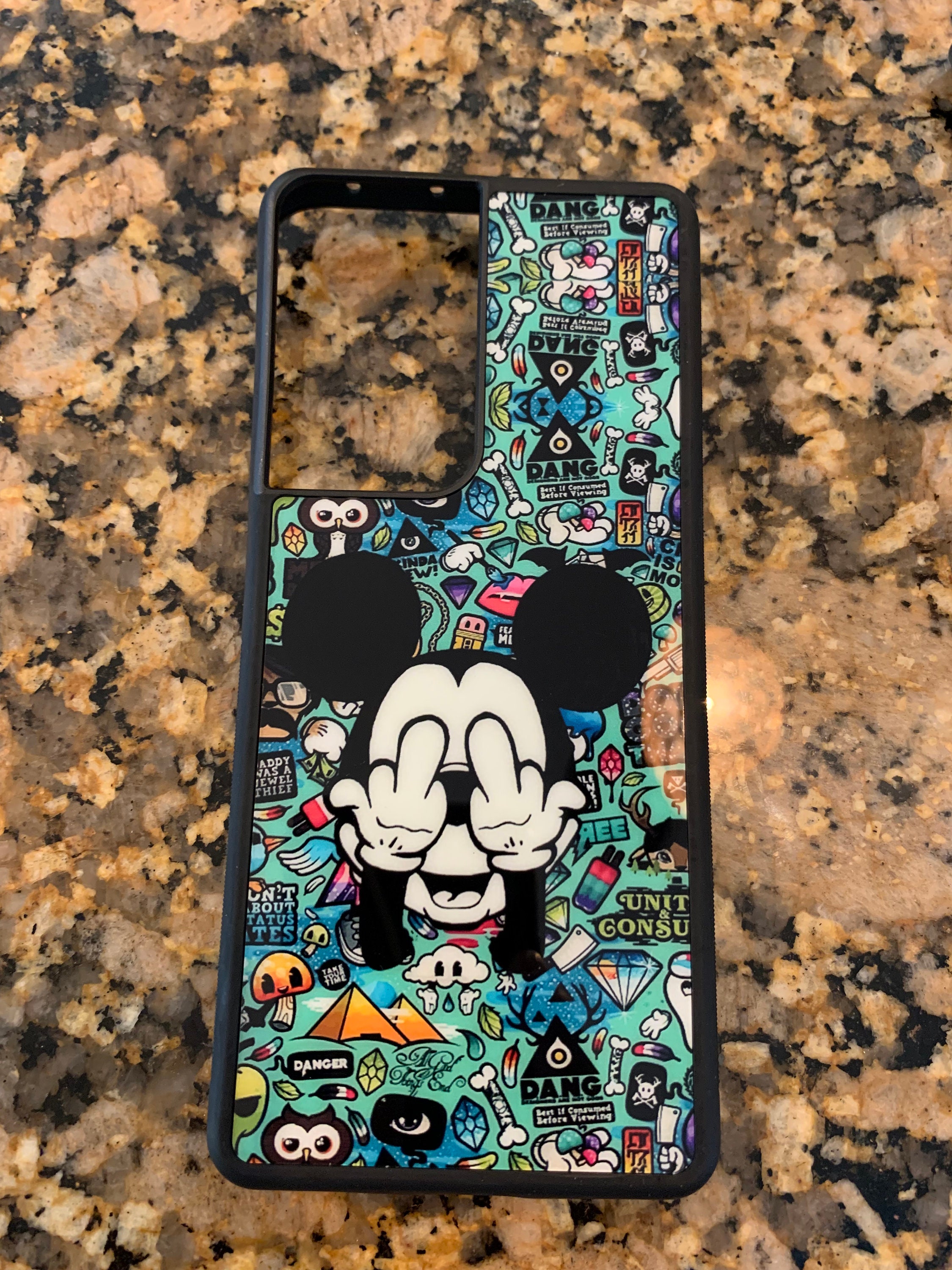 Mickey Mouse Middle Finger Galaxy