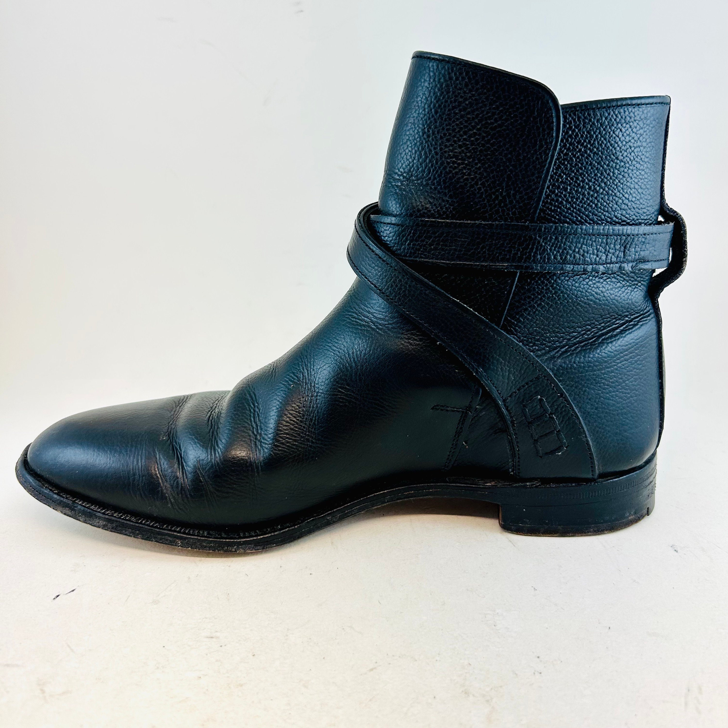 Church\'s McAfee Shoes Vintage 90s Black Leather Jodhpur Ankle Boots UK 5 M6 W7 Church main image 3