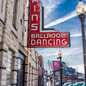 Tulsa Oklahoma Skyline Wall Art - Cains Ballroom; Music Hall; Wall Art Decor; Tulsa Architecture, Tulsa Wall Art, Tulsa Photos; Concerts