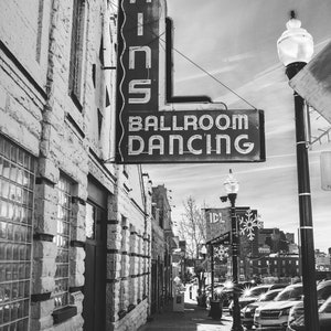 Tulsa Oklahoma Skyline Wall Art - Cain&#39;s Ballroom; Music Hall; Wall Art Decor; Tulsa Architecture, Tulsa Wall Art, Tulsa Photos; Concerts