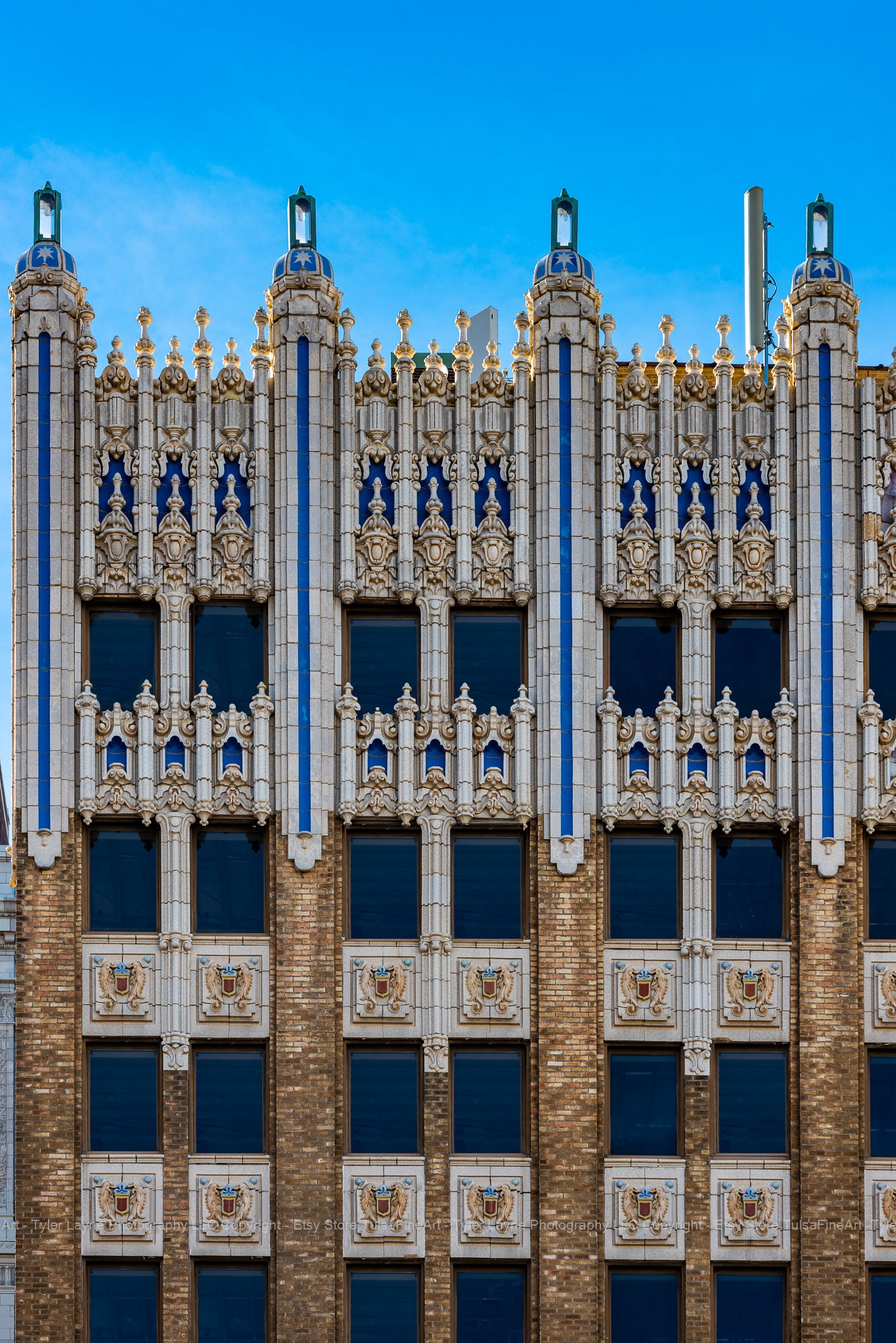 Tulsa Oklahoma Wall Art Mincks-adams Hotel Art Deco