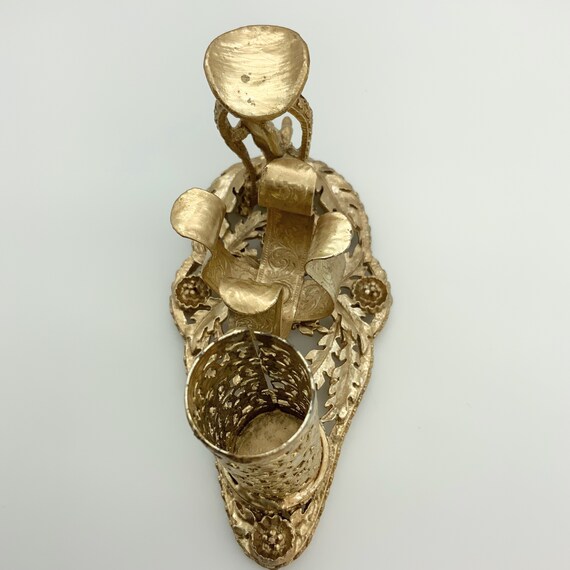 Elegant Regency Gold Angel Vanity Lipstick holder… - image 6