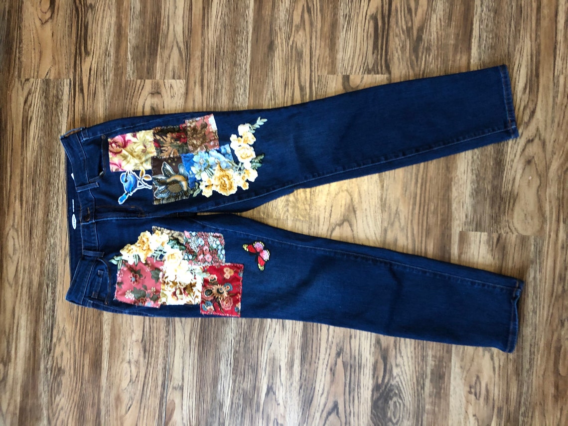 old navy red jeans