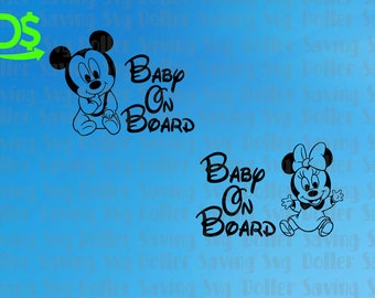 Download Disney Baby On Board Etsy