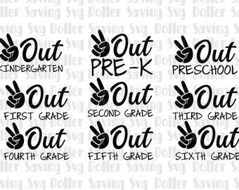 Free Free 281 Peace Out Kindergarten Shirt Svg SVG PNG EPS DXF File