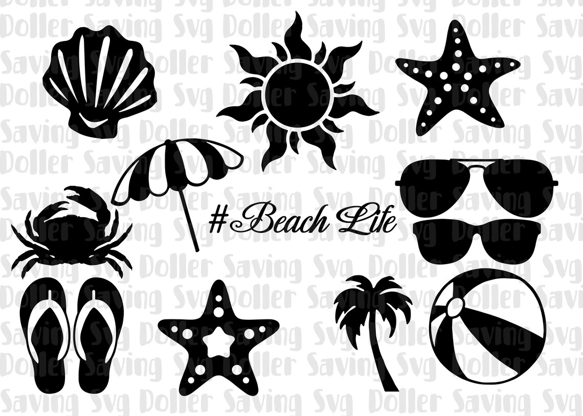 Download Svg bundle 99 % off 12 files beach life mega offer sale bundle | Etsy