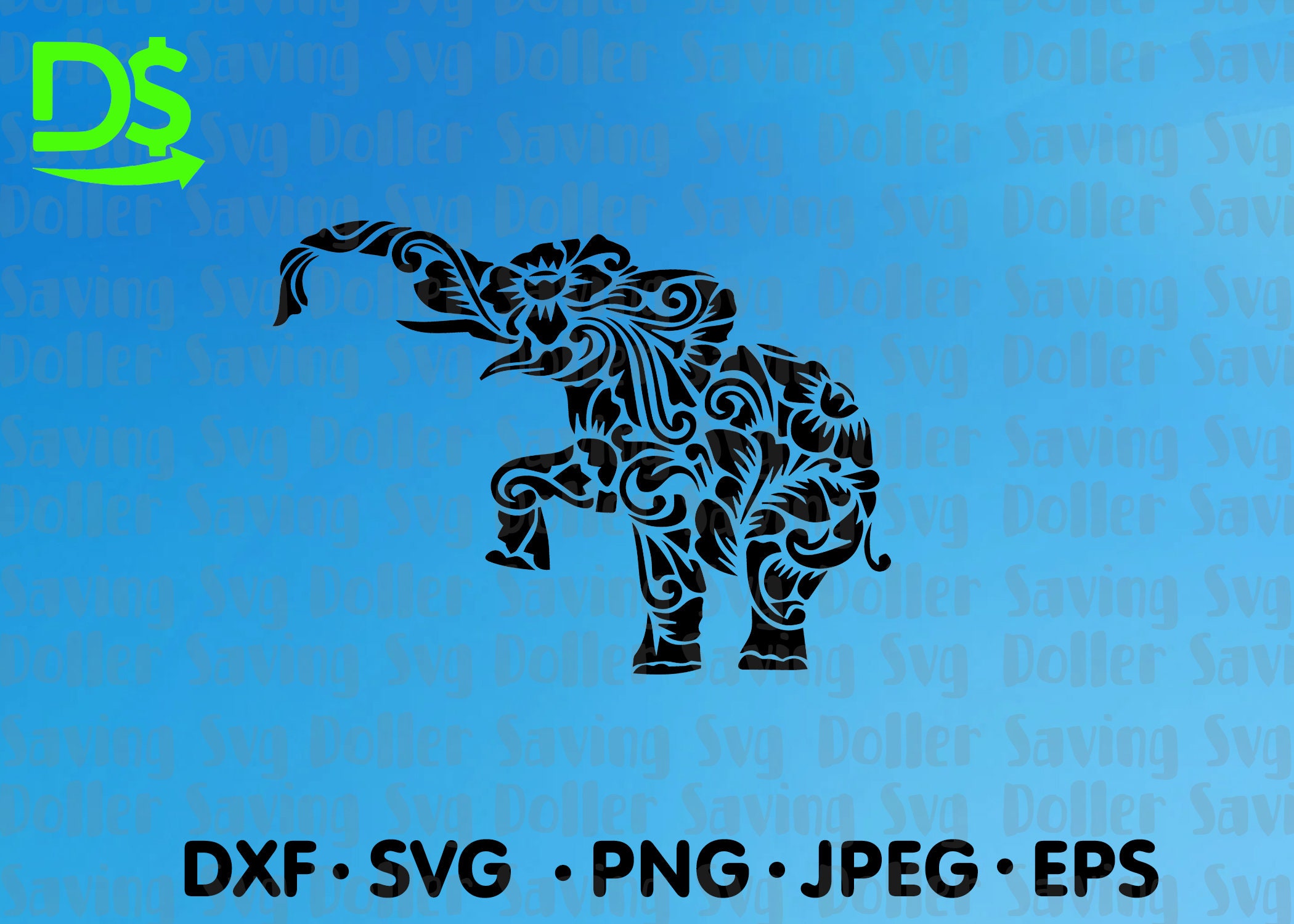 Download Mandala Elephant SVG Zentangle Svg Mandala svg Elephant | Etsy