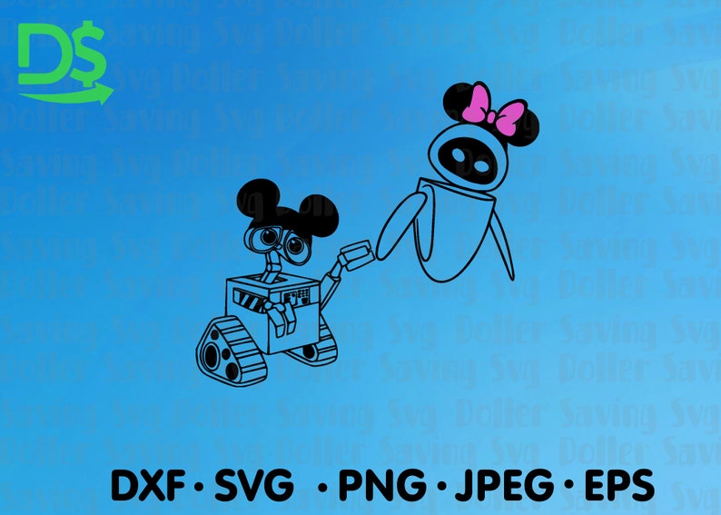 Wall E Svg Wall E and Eve Png Wall E Svg Layered Wall E Svg Etsy India