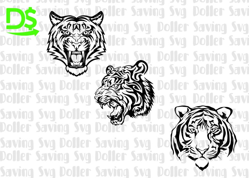 Print And Cut File For Silhouette Tattoo Design 3 Files Tiger Svg Wall Decor T Shirt Designs Tiger Anger Face Svg Tiger Svg Dfx Eps Png Digital Prints Art Collectibles Vadel Com