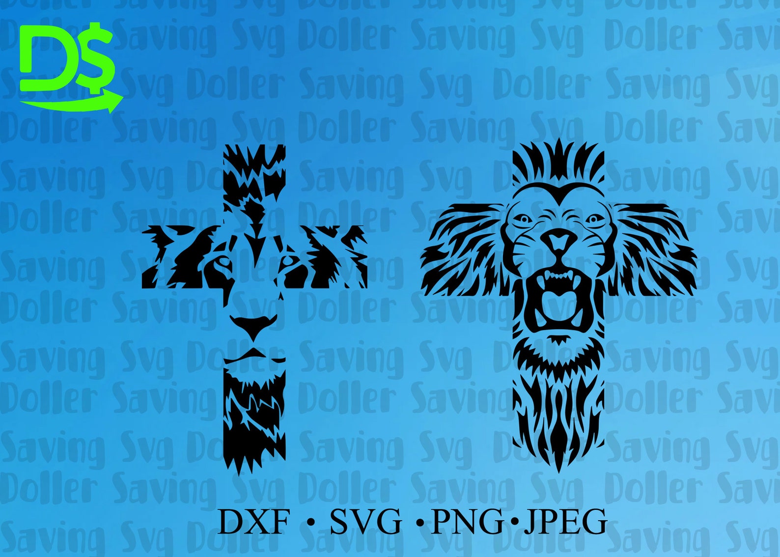 99 % off 2 Designs Cross svg lion svg lion face svg cricut ...