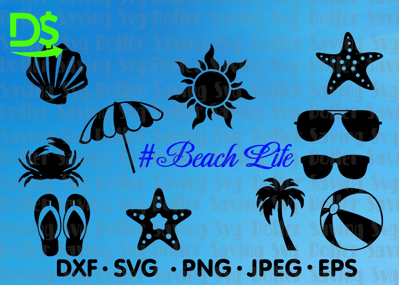 Download Svg bundle 99 % off 12 files beach life mega offer sale bundle | Etsy