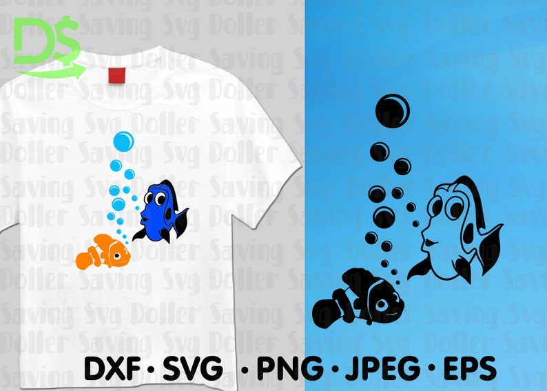 Download Digital Art For Use With Silhouette Cameo Dory Svg Png Dory Dxf Dory Clipart Funny Baby Fish Svg With Bubbles Silhouette Svg Cut File Papercraft Craft Supplies Tools Delage Com Br