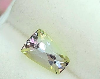 Very Rare Green Colour Natural Unheated Tanzanite 7x4 mm Fancy Shape  Faceted Loose Gemstone  (Clean) #B4.50