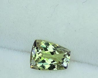 Natural Unheated Green Tanzanite 7x5 mm Fancy Cut Faceted Loose Gemstone  | #b3.45