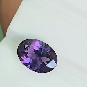 Natural Purple Pink Spinel 0.75 Cts | 7x5 mm Oval Cut | Rich Raspberry Magenta Loose Gemstone | Fine Jewellery Ring Stone #C.233