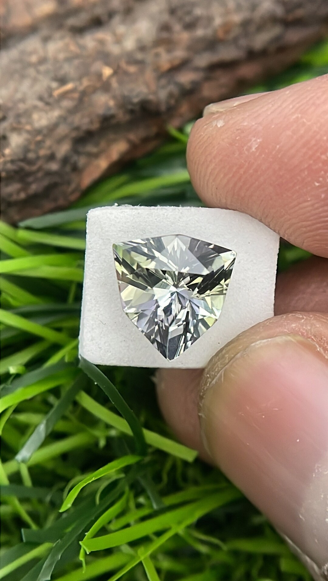 Master Cut Rare Color Unheated Mermaid Tanzanite Trillion Cut Loose ...