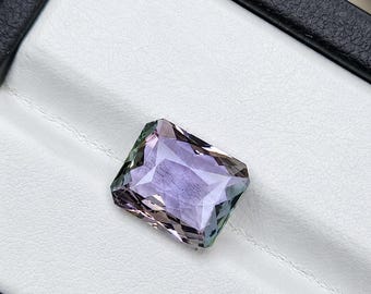 Portrait Cut Natural Unheated Tanzanite 10x5 mm Cushion Faceted Loose Gemstone #B14.15