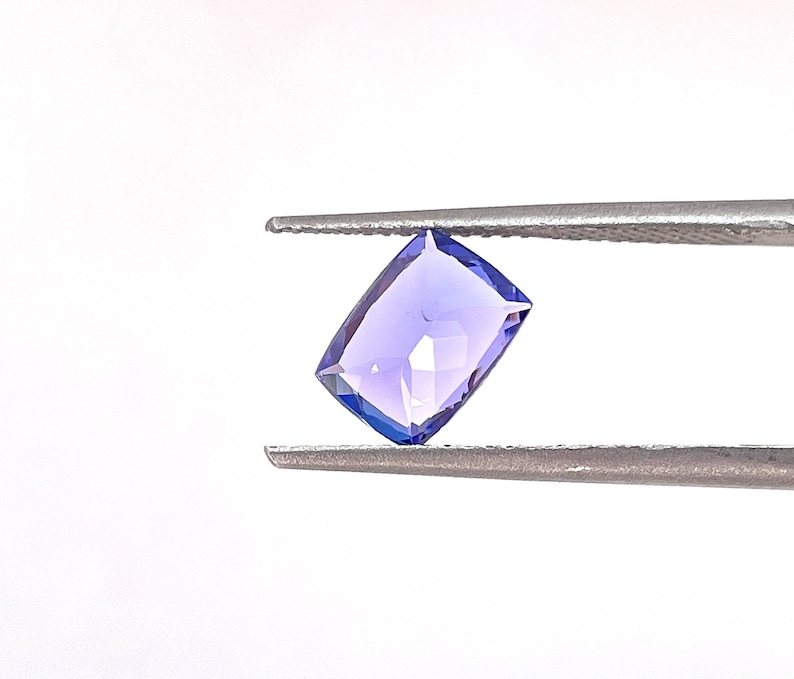 Beautiful Cut Stone.,-#Tz-14 2.75 Cts pair 6\u00d78MM Pair Natural Tanzanite Cut Stone,AA+ Cushion