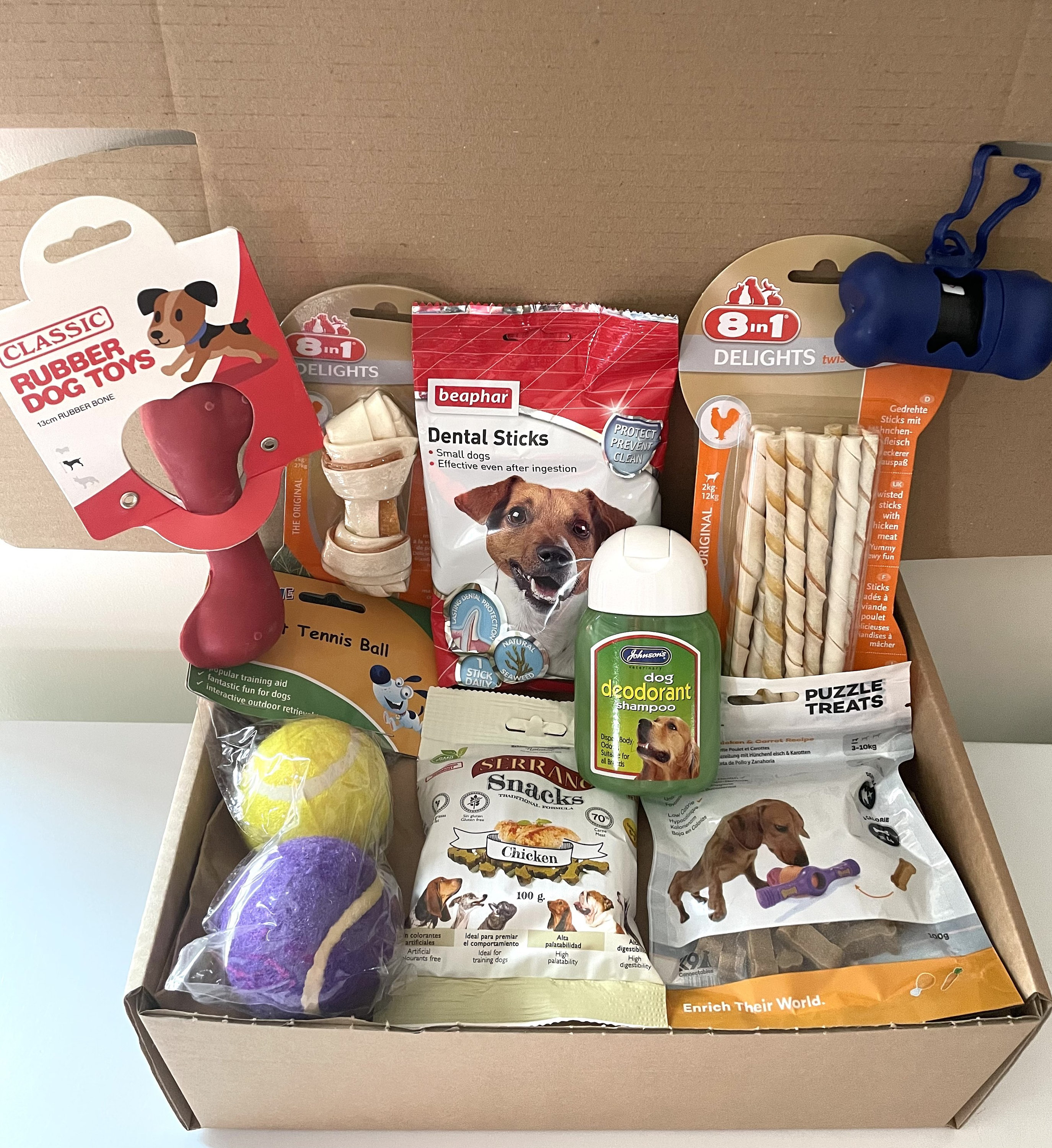 Large Dog Treat Box Dog Treat Hamper Dog Git Box Dog Etsy Ireland
