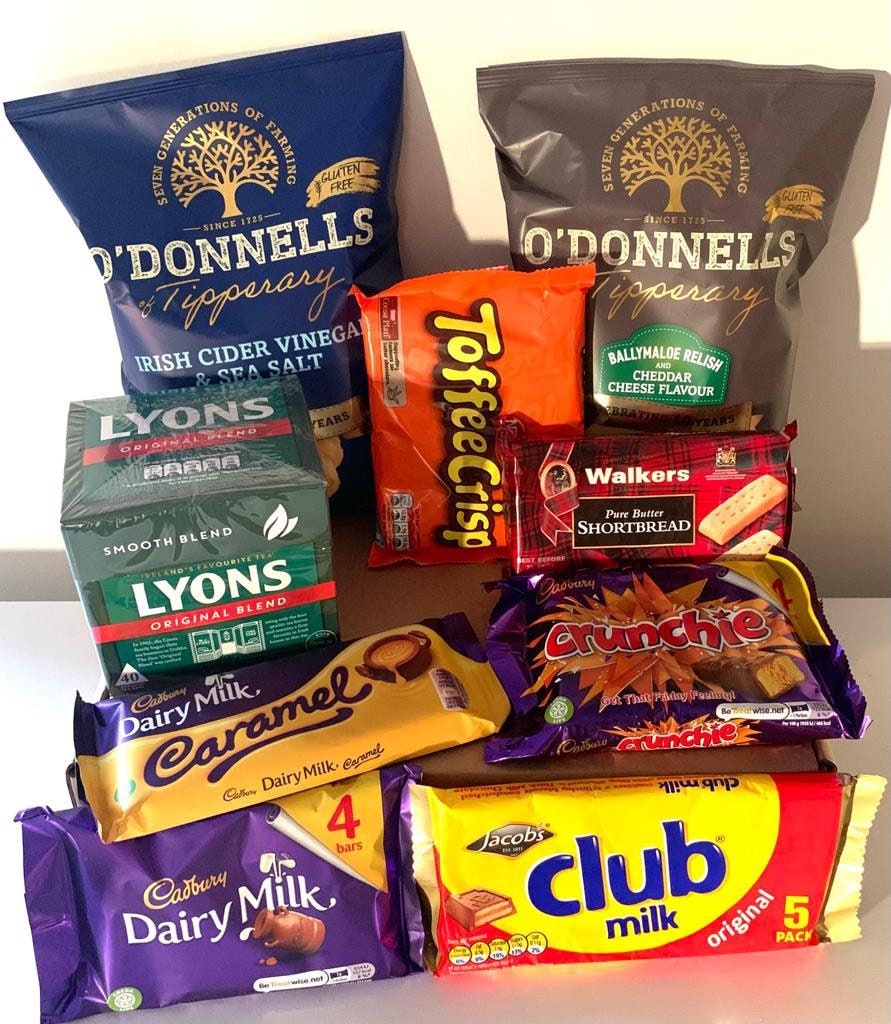 Irish Favourites Care Package | Irish Hamper | Irish Treat Box | Ireland Gift Hamper | Paddy's Box | Ireland treat Box