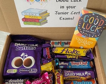 Cadbury’s Good Luck In your Exams Treat Box  | Treat box | Good Luck in Your Exams Hamper | Exams Gift | Cadbury’s Chocolate | Good luck