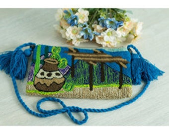 Upholstered wayuu handbag /wayuu bag/ wayuu patterns / Zip fastening along top