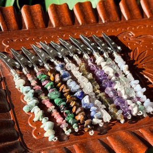 Crystal Clip, Crystal Wand Clip, Bracelet Helper,  ATM Credit/Debit Card Clip, Multi-use Tool, Long Nail Clip, Handmade Gift