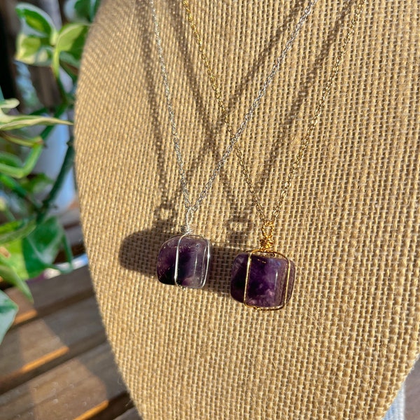 A.P.C Cube Necklace