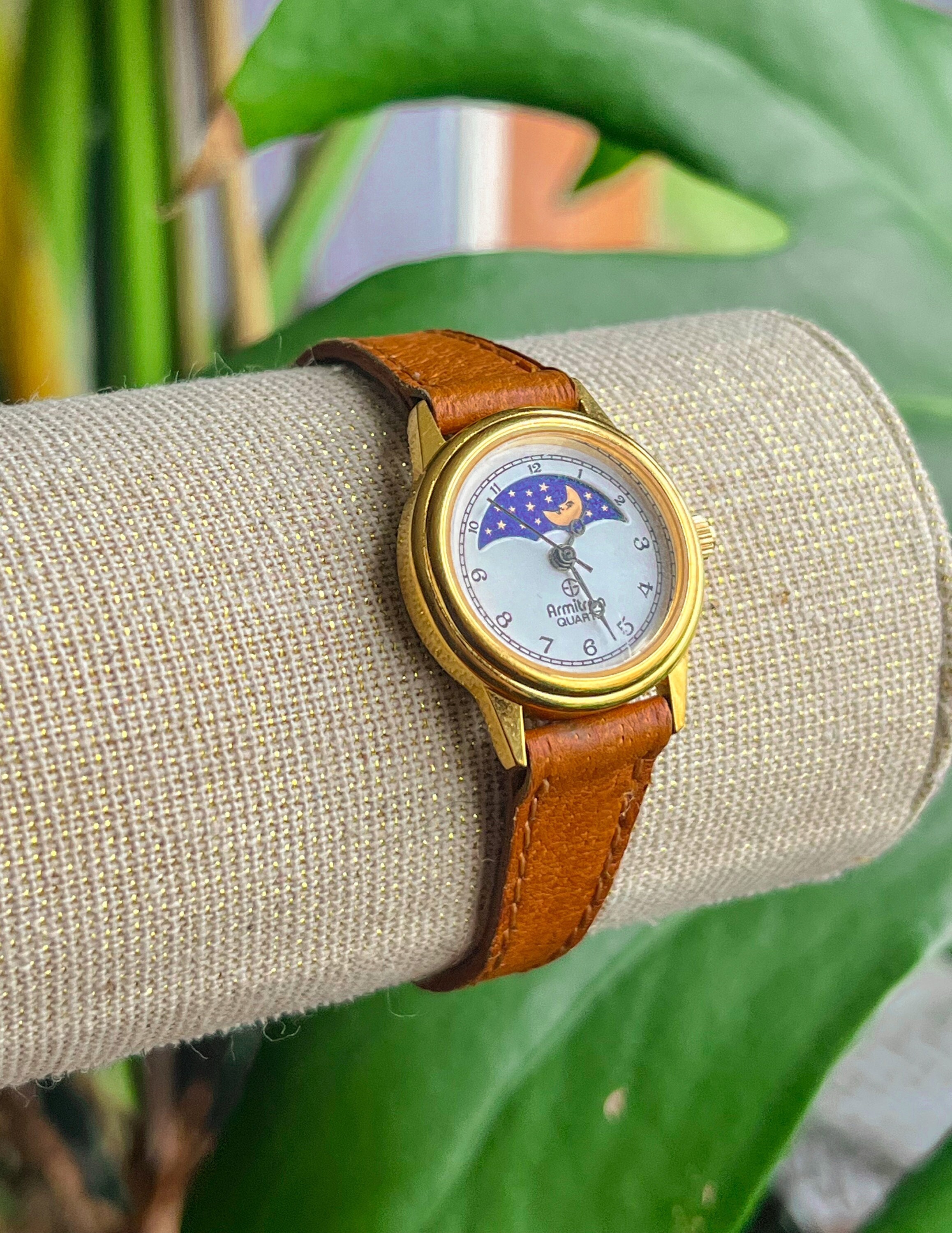 Vintage Celestial Armitron Watch Bracelet Antique Women Men 32mm