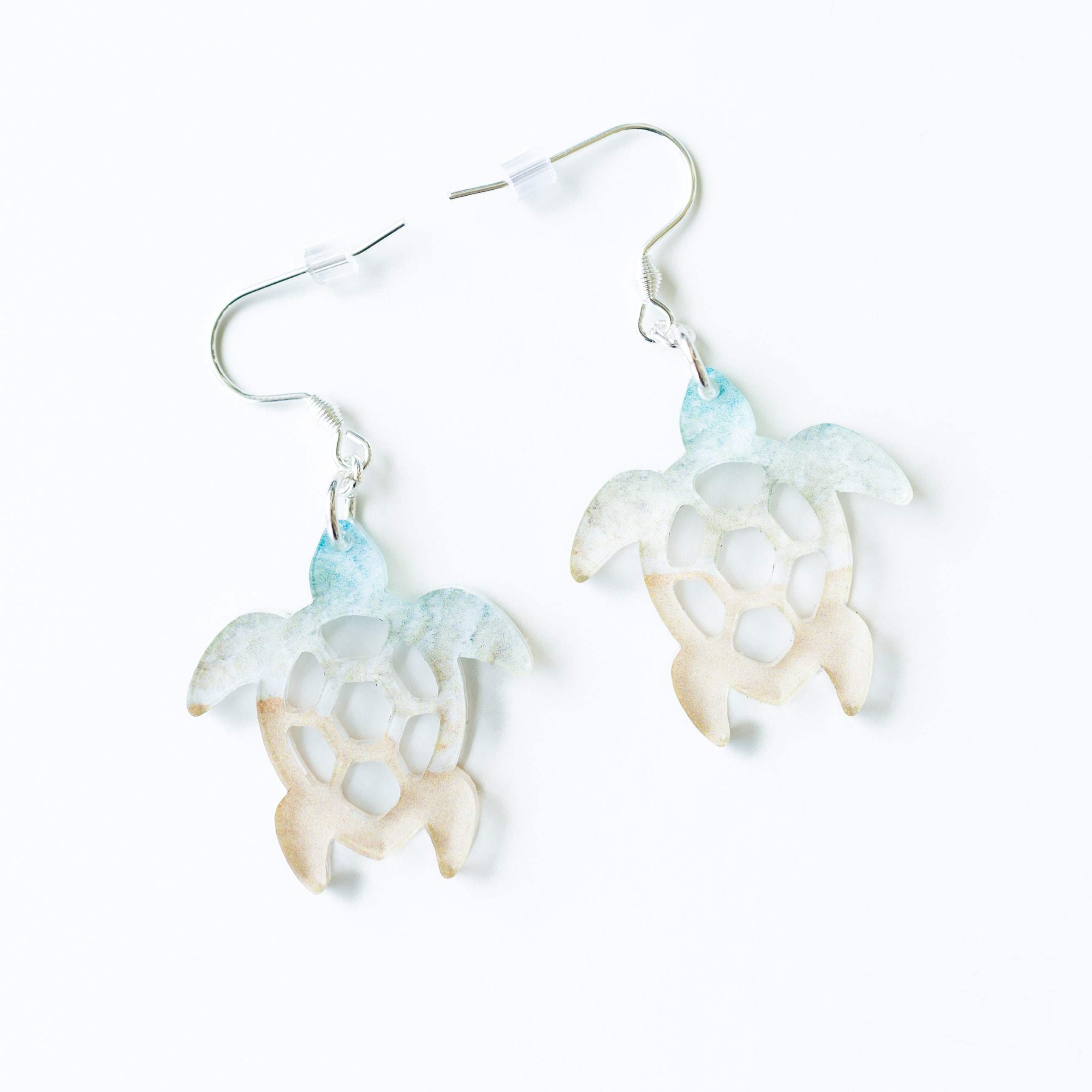 Sea Turtles Earrings Acrylic Beach Earrings for Women Etsy